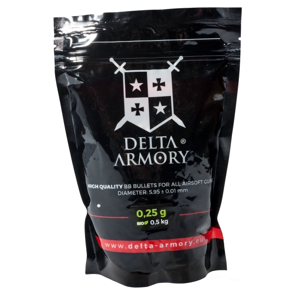 Delta Armory BIO BBs 0,25g 0,5kg White
